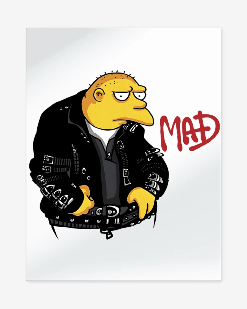 Print metalico Blanco de MAD