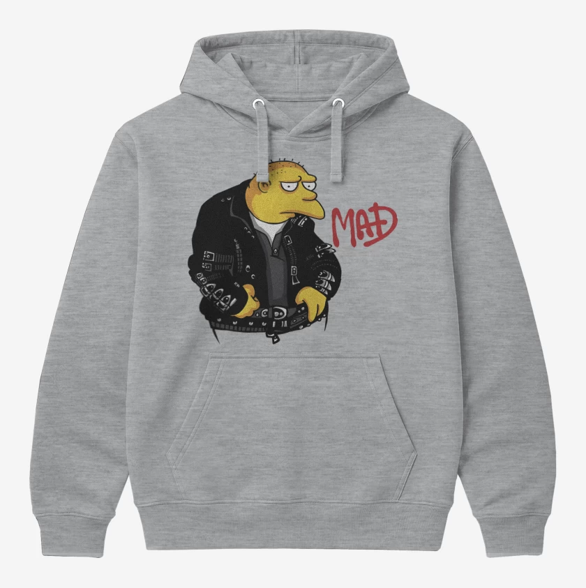 Polerón Canguro Gris Melange de MAD