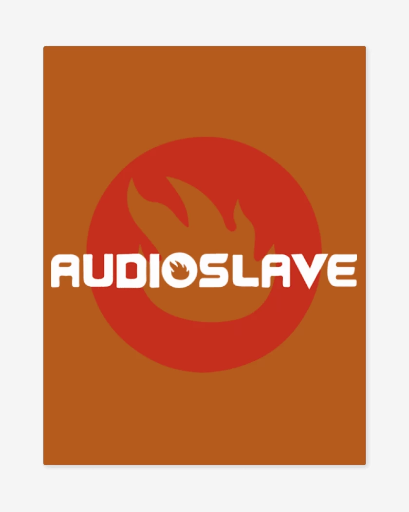 Print metalico Naranjo de Audioslave