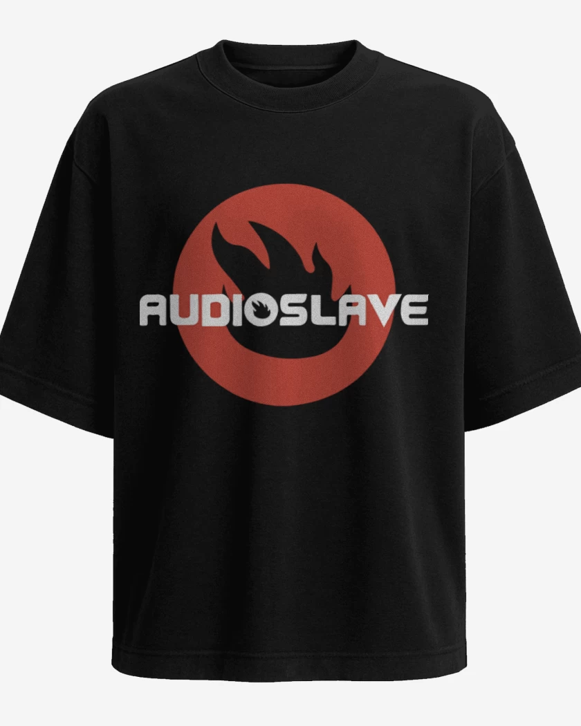 Polera Oversize Negro de Audioslave