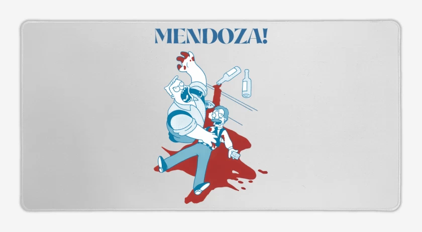 Mouse pad Gamer Blanco de MENDOZA!