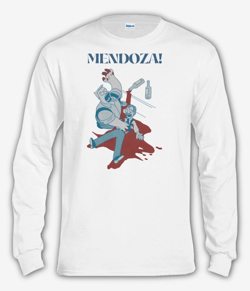 Polera manga larga Blanco de MENDOZA!