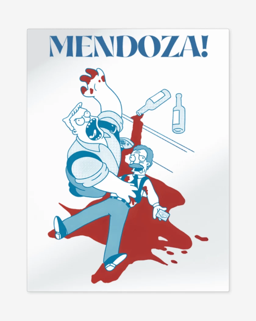 Print metalico Blanco de MENDOZA!