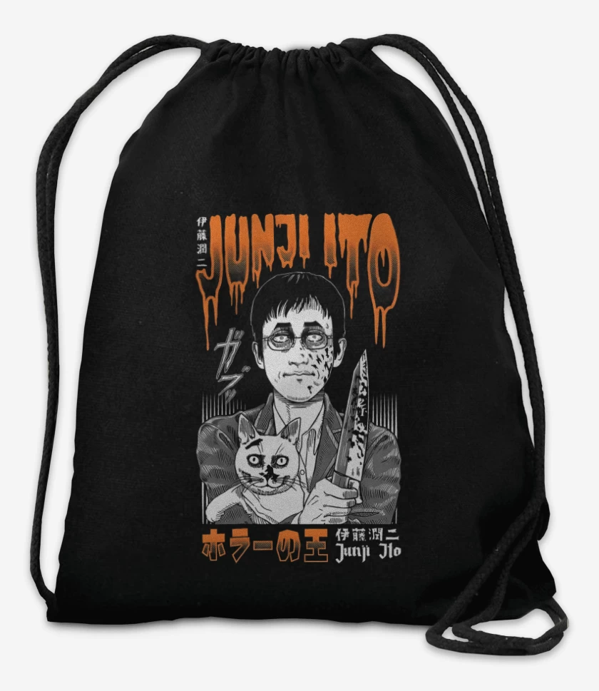 Mochila Negro de Junji Ito
