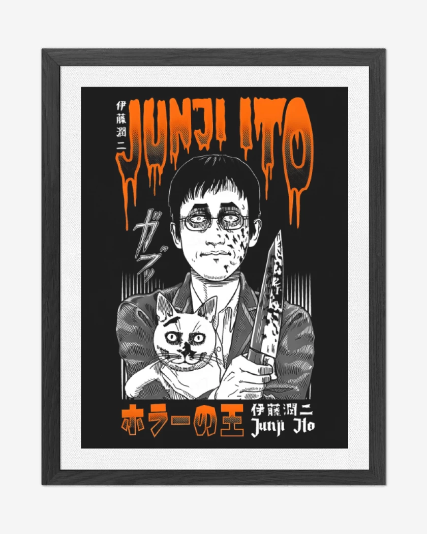 Cuadro decorativo Negro de Junji Ito