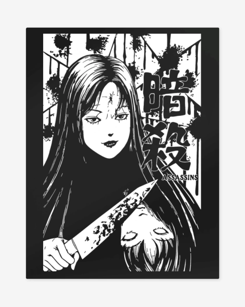 Print metalico Negro de Assassins