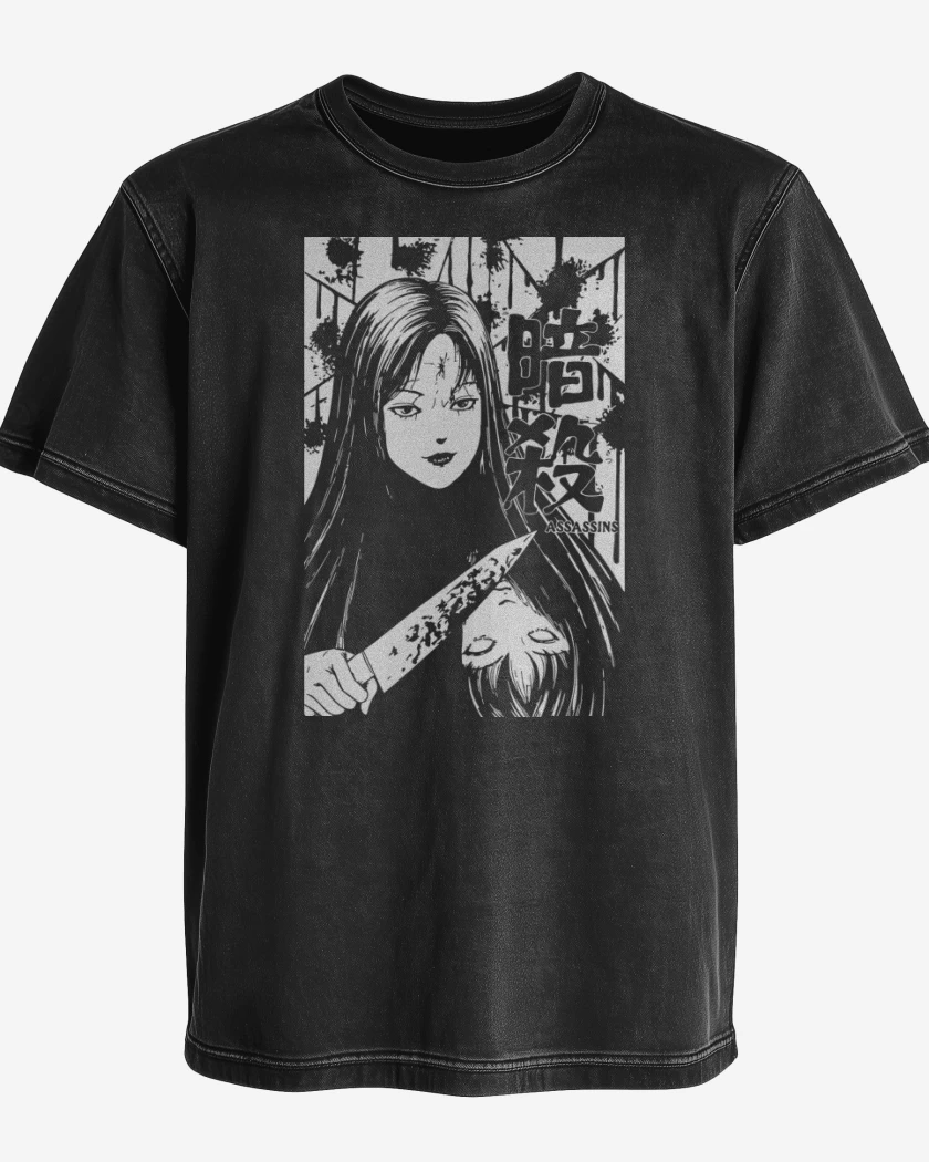 Polera desgastada Assassins