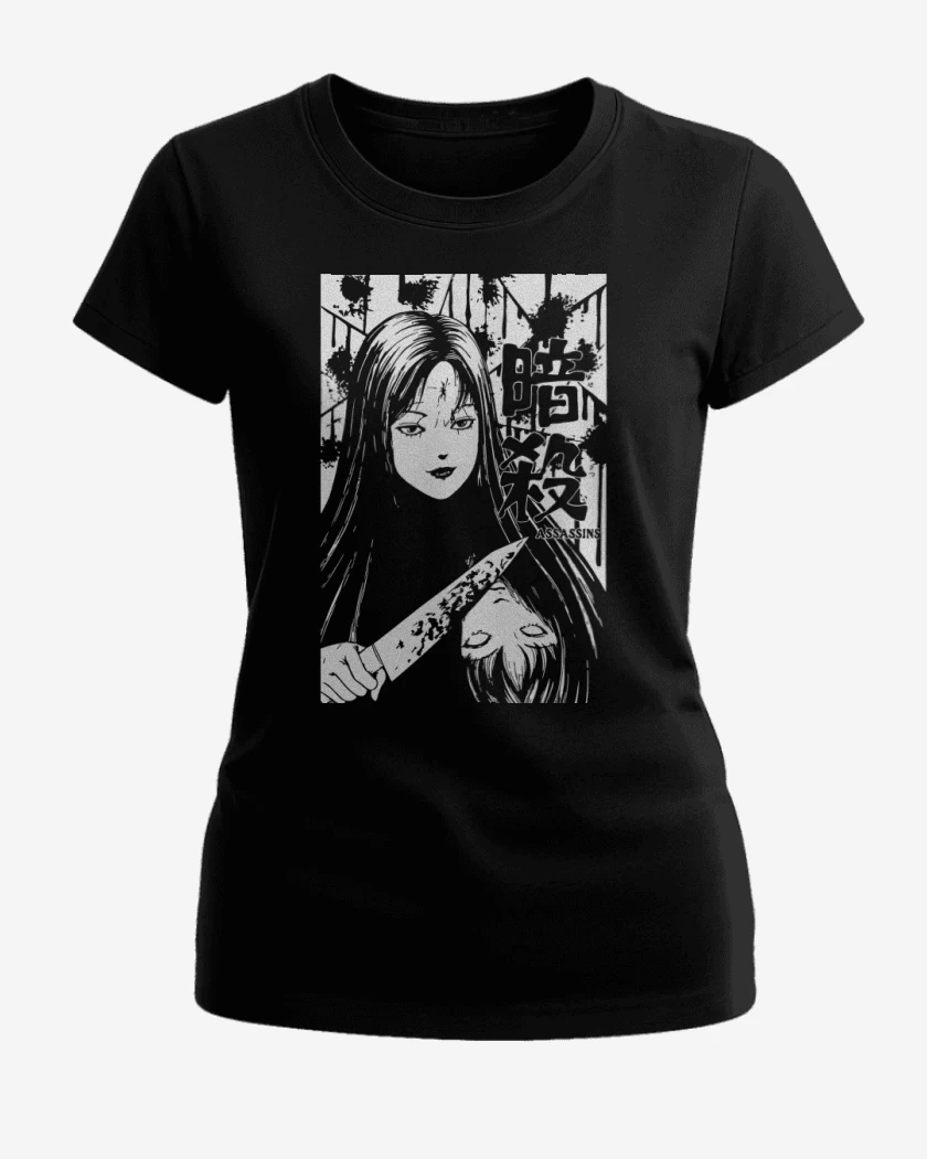 Polera de Mujer Negro de Assassins