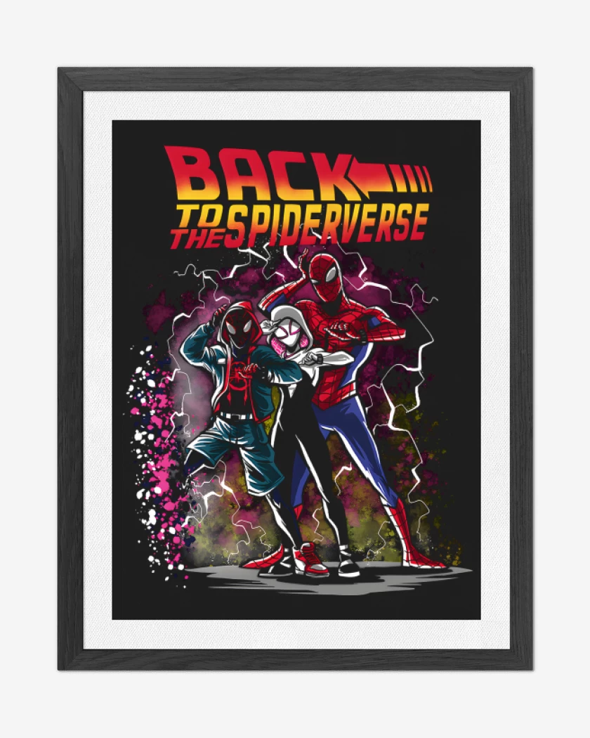 Cuadro decorativo Back to the Spiderverse 