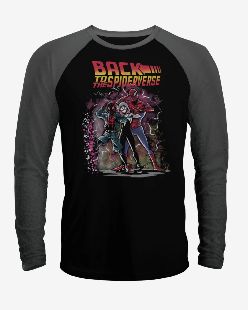 Polera Raglan Back to the Spiderverse 
