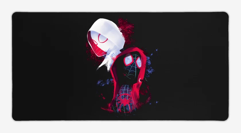 Mouse pad Gamer Negro de SpiderGwen SpiderMorales