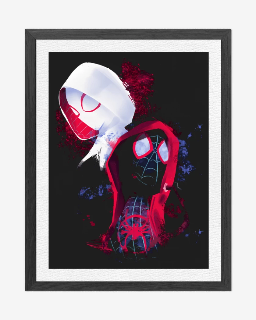 Cuadro decorativo Negro de SpiderGwen SpiderMorales