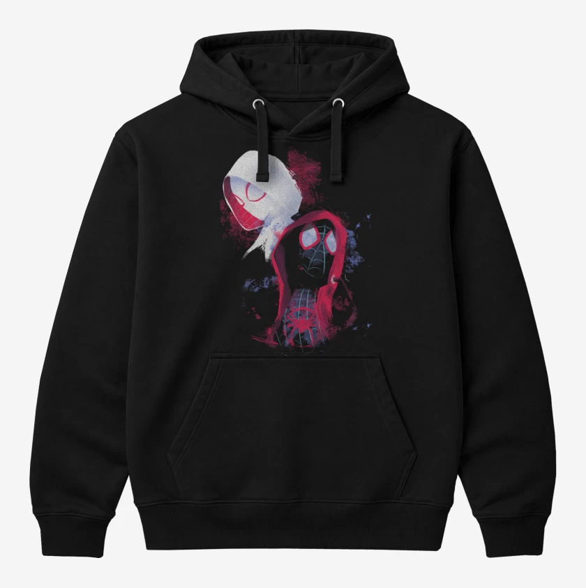 Polerón Canguro Negro de SpiderGwen SpiderMorales