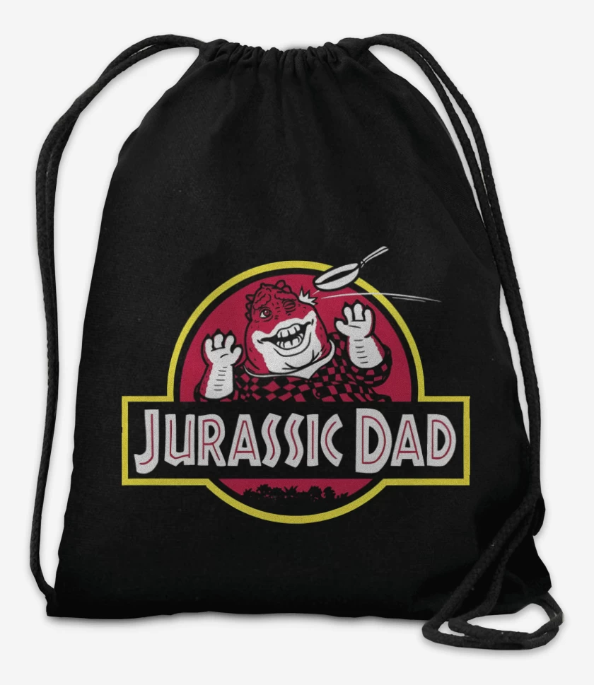 Mochila Negro de Jurassic Dad