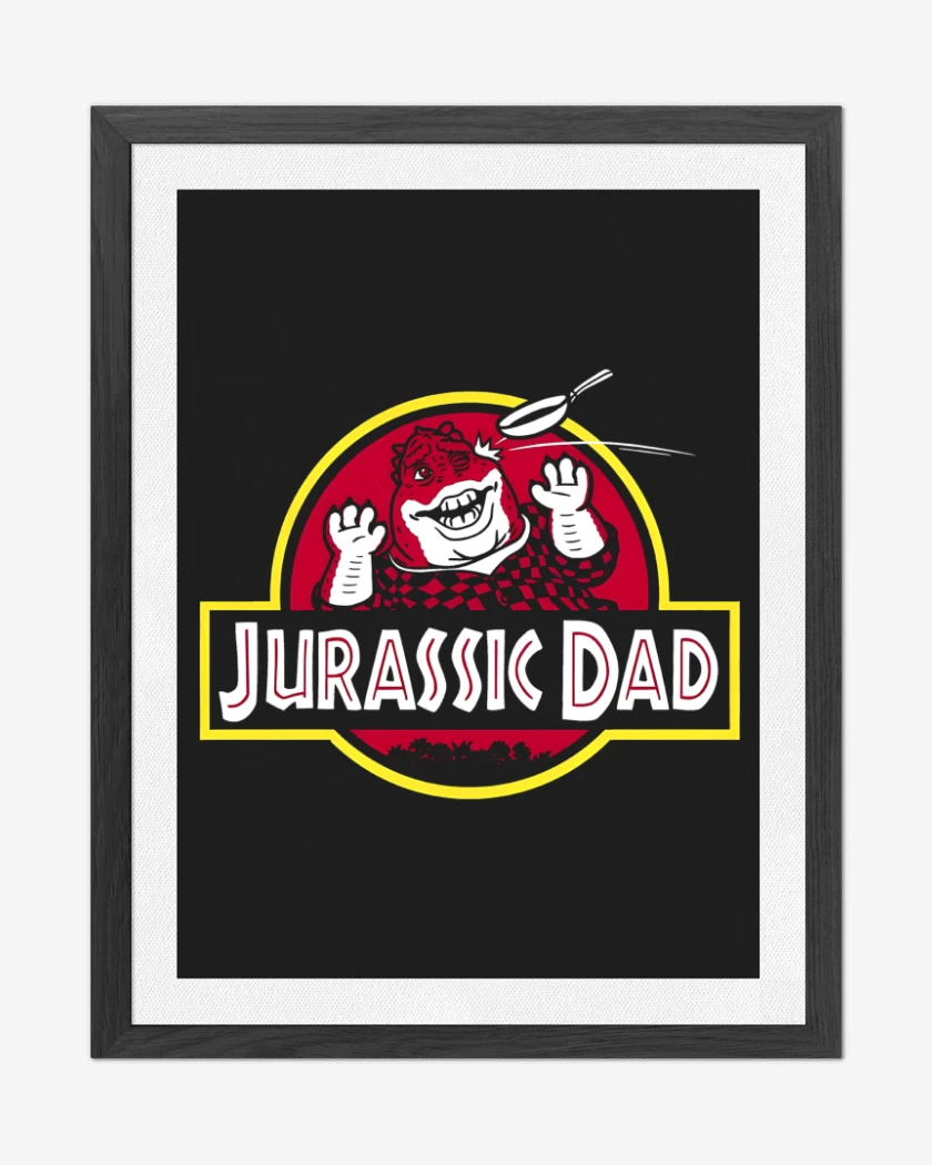 Cuadro decorativo Jurassic Dad