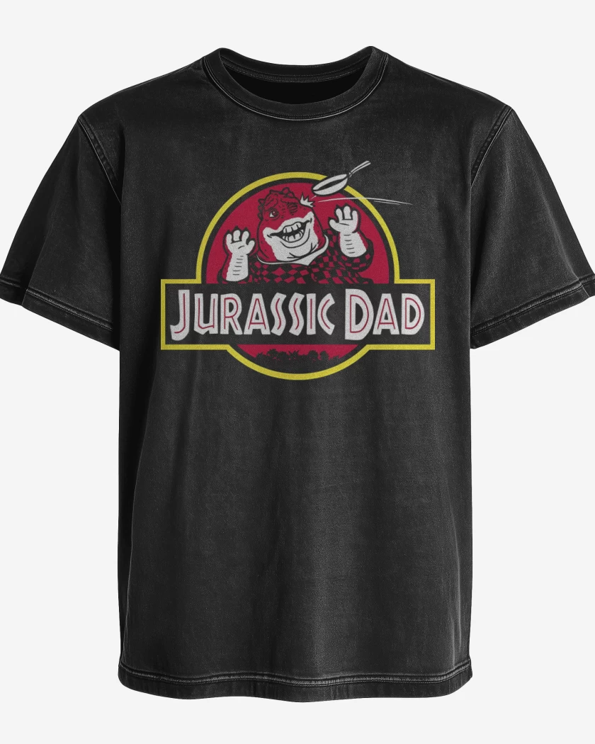 Polera desgastada Jurassic Dad