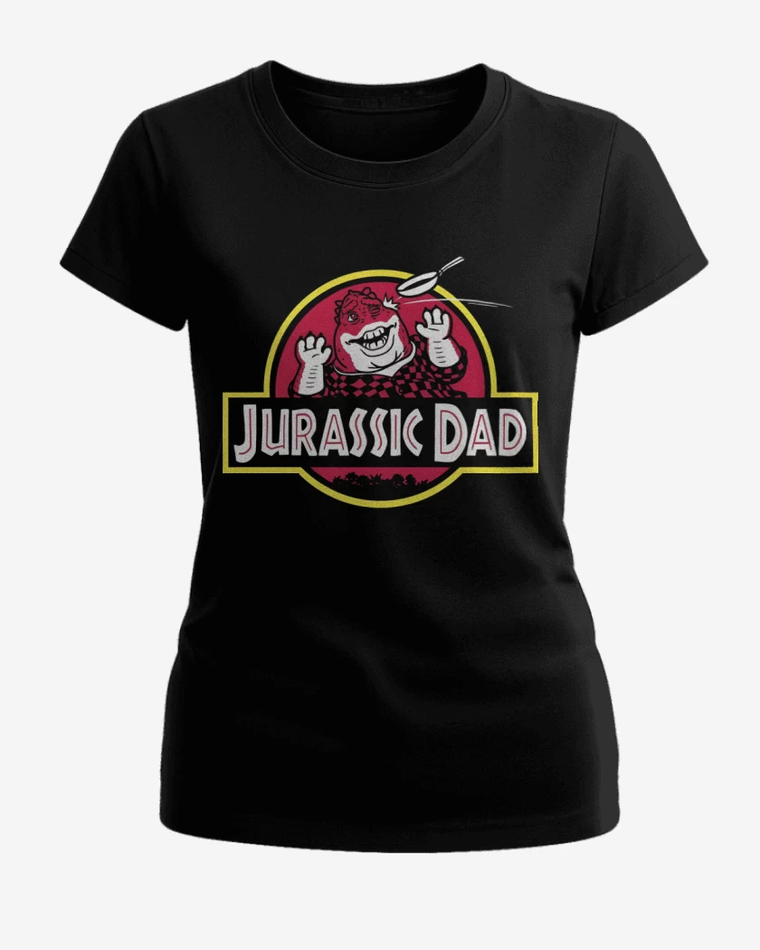 Polera de Mujer Negro de Jurassic Dad