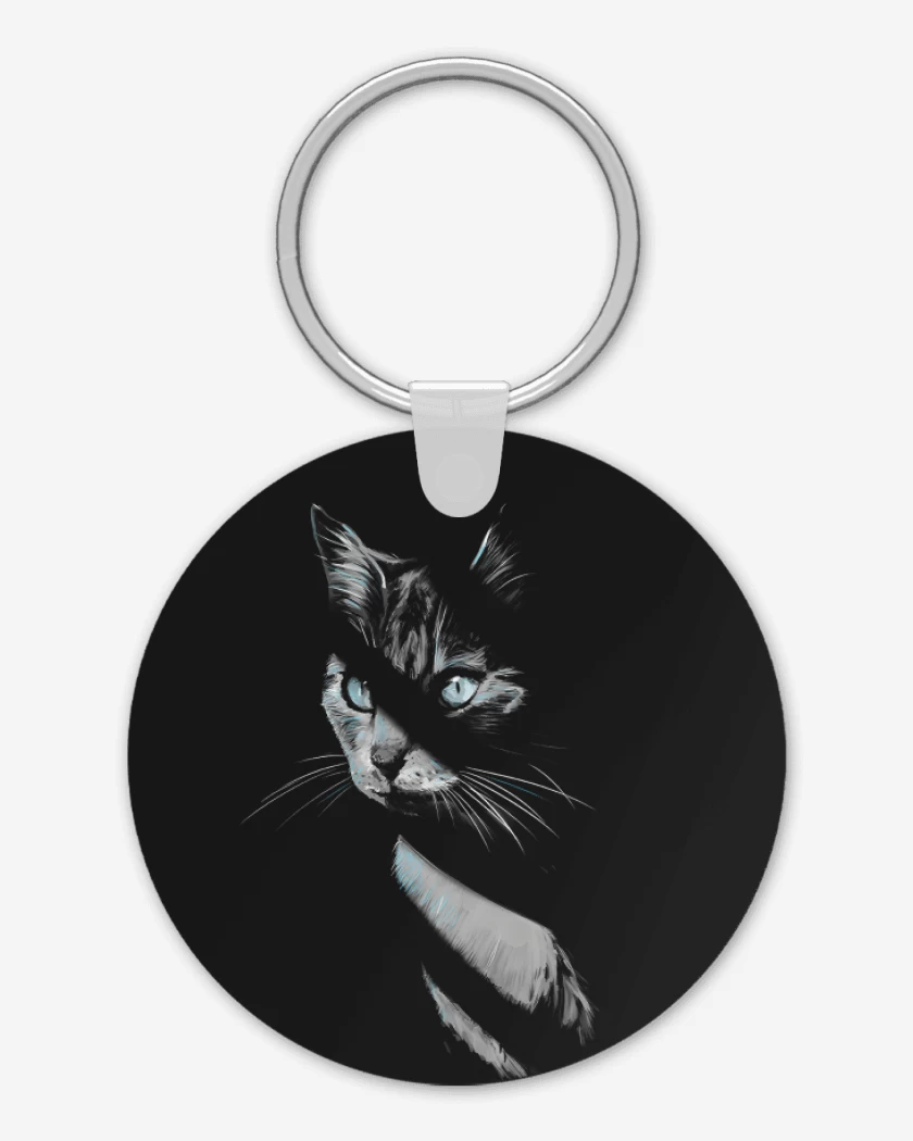Llavero Gatito en las Sombras