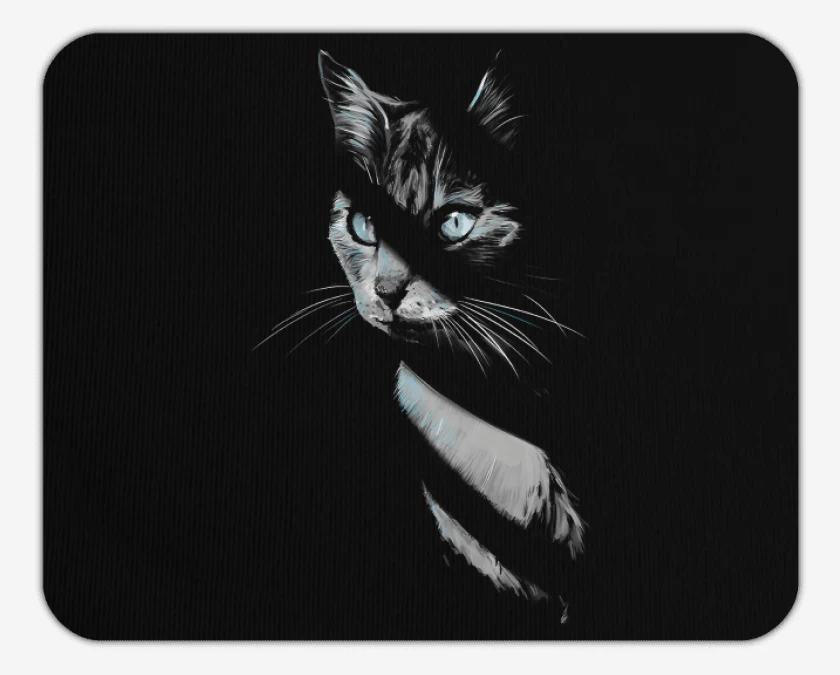 Mousepad Gatito en las Sombras