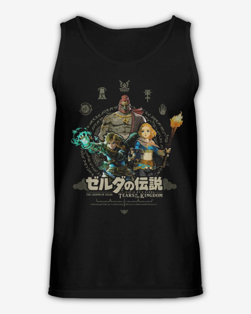 Sudadera TOTK Link Zelda y Ganondorf