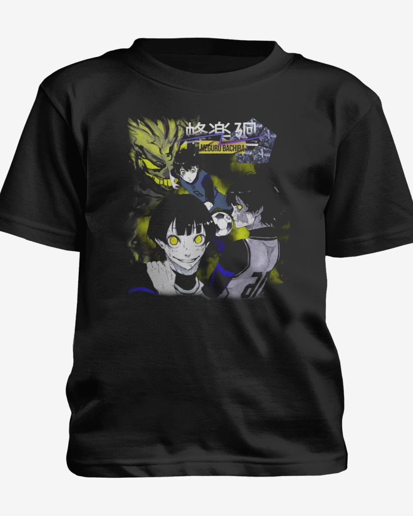 Polera de niño Negro de Meguro Bachira