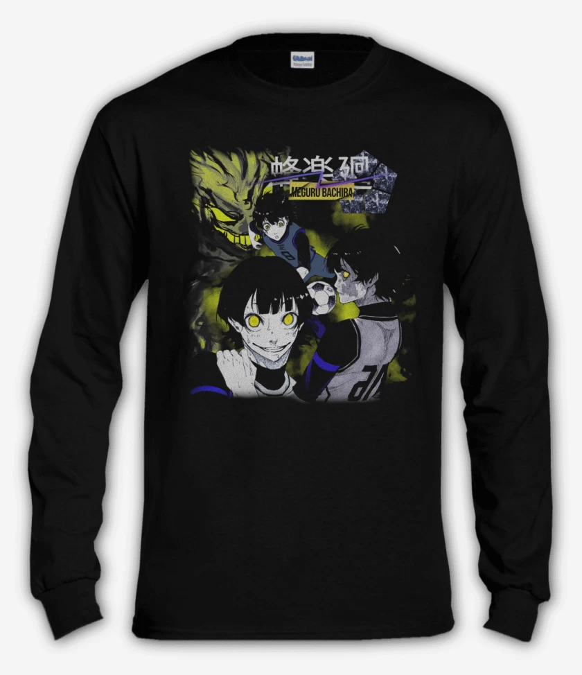 Polera manga larga Negro de Meguro Bachira