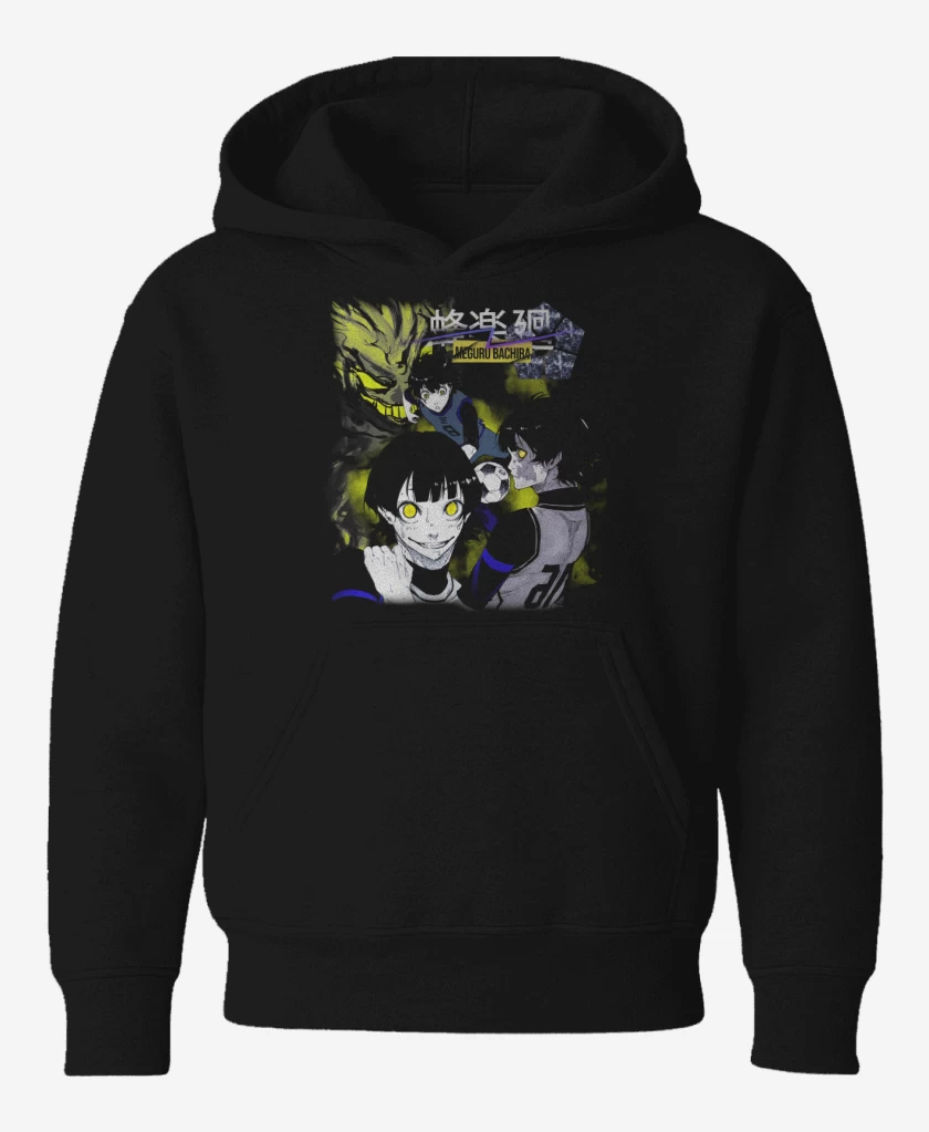 Poleron de niño Negro de Meguro Bachira