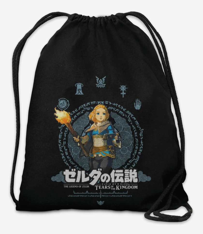 Mochila Negro de TOTK Zelda