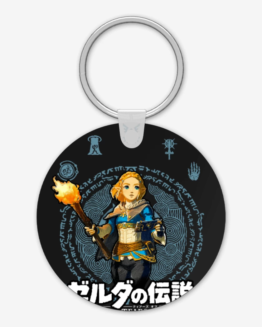 Llavero Negro de TOTK Zelda