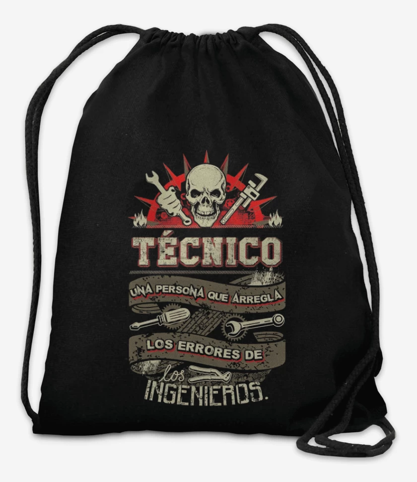 Mochila Negro de Técnico