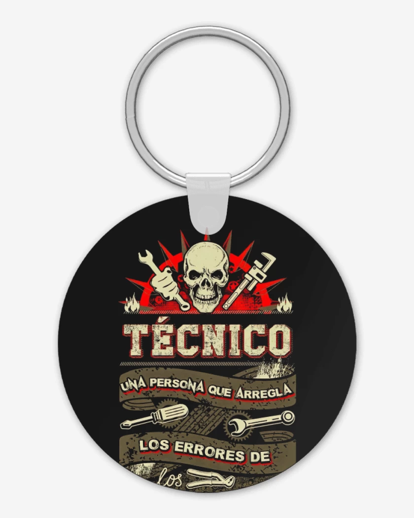 Llavero Negro de Técnico