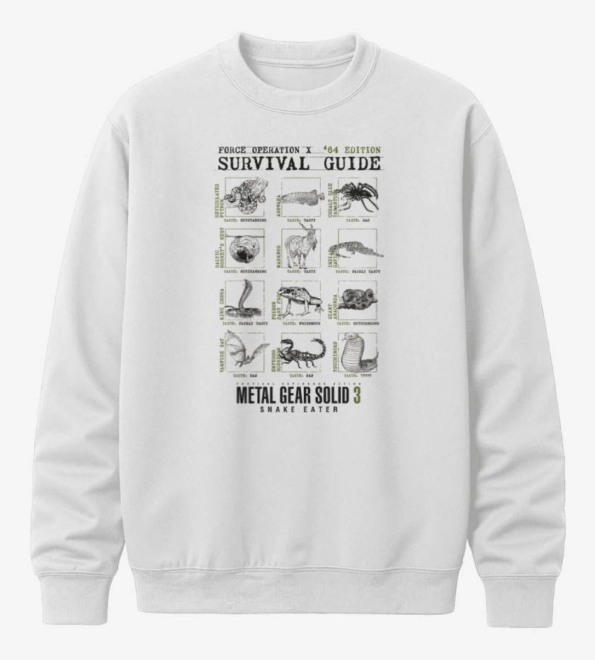 Poleron polo Blanco de Survival Guide