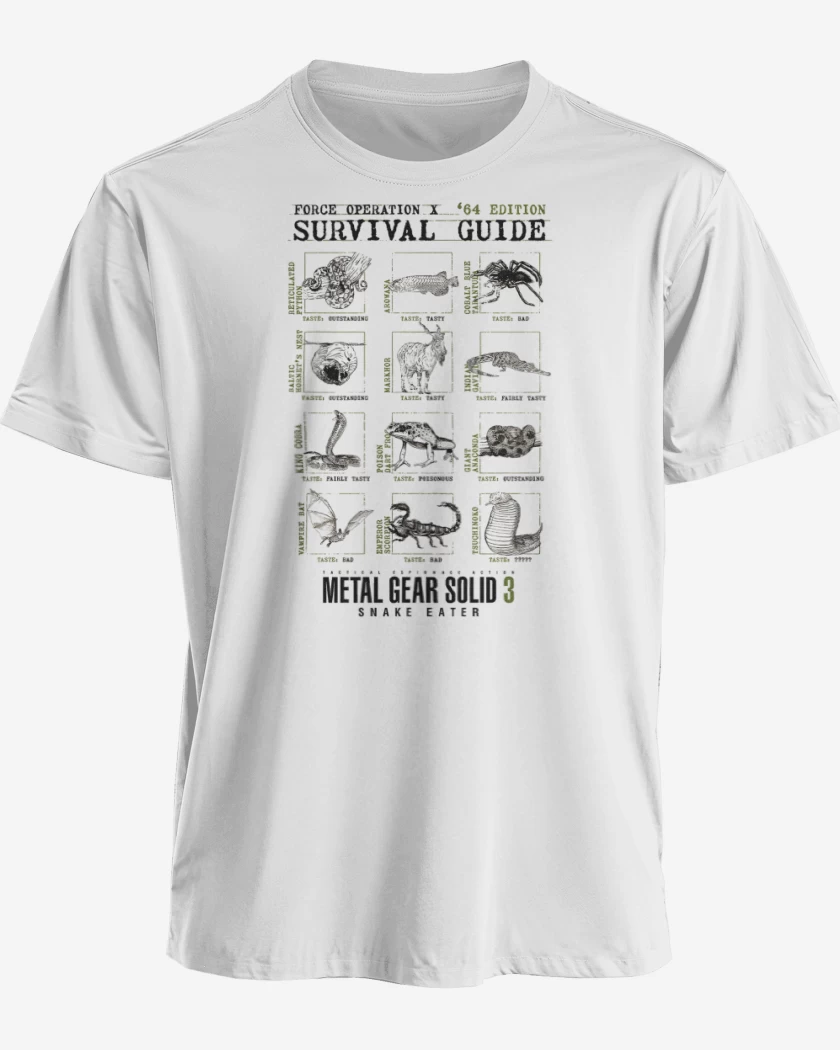 Polera premium Blanco de Survival Guide