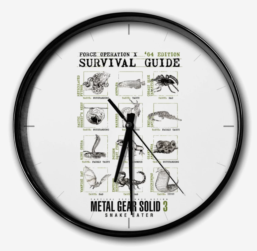 Reloj Blanco de Survival Guide