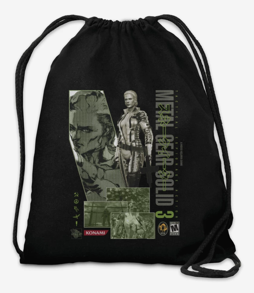 Mochila Negro de MGS3 The Boss
