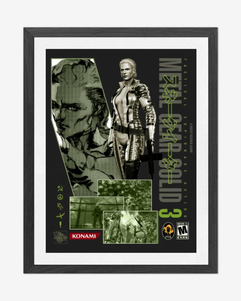 Cuadro decorativo Negro de MGS3 The Boss