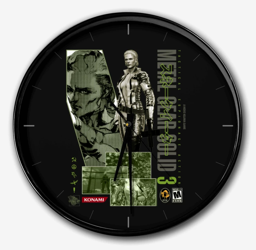 Reloj Negro de MGS3 The Boss