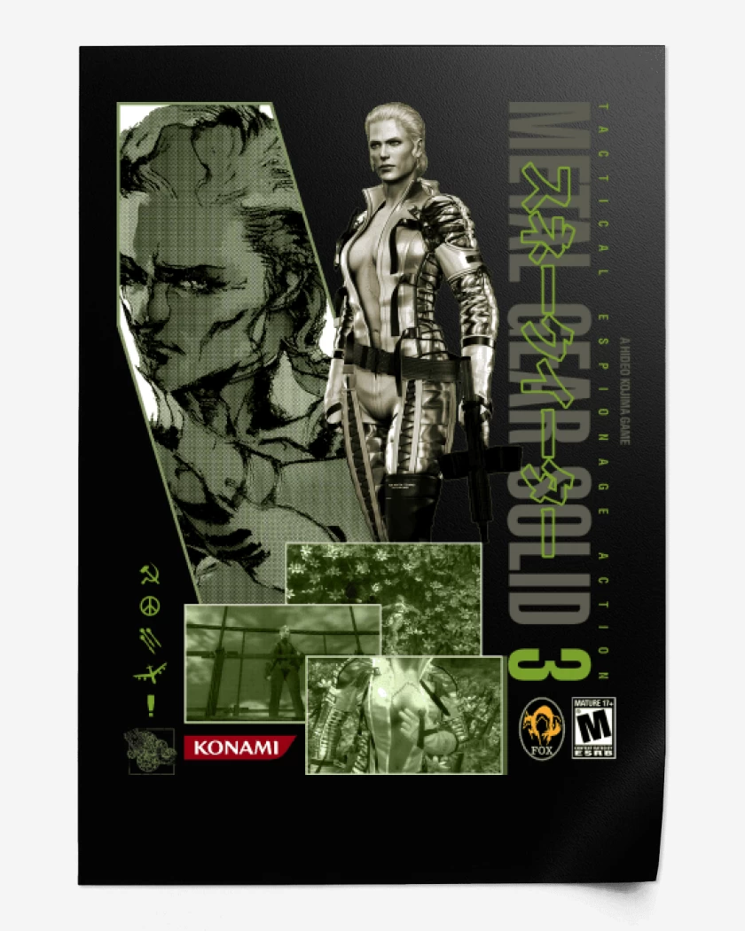 Print MGS3 The Boss