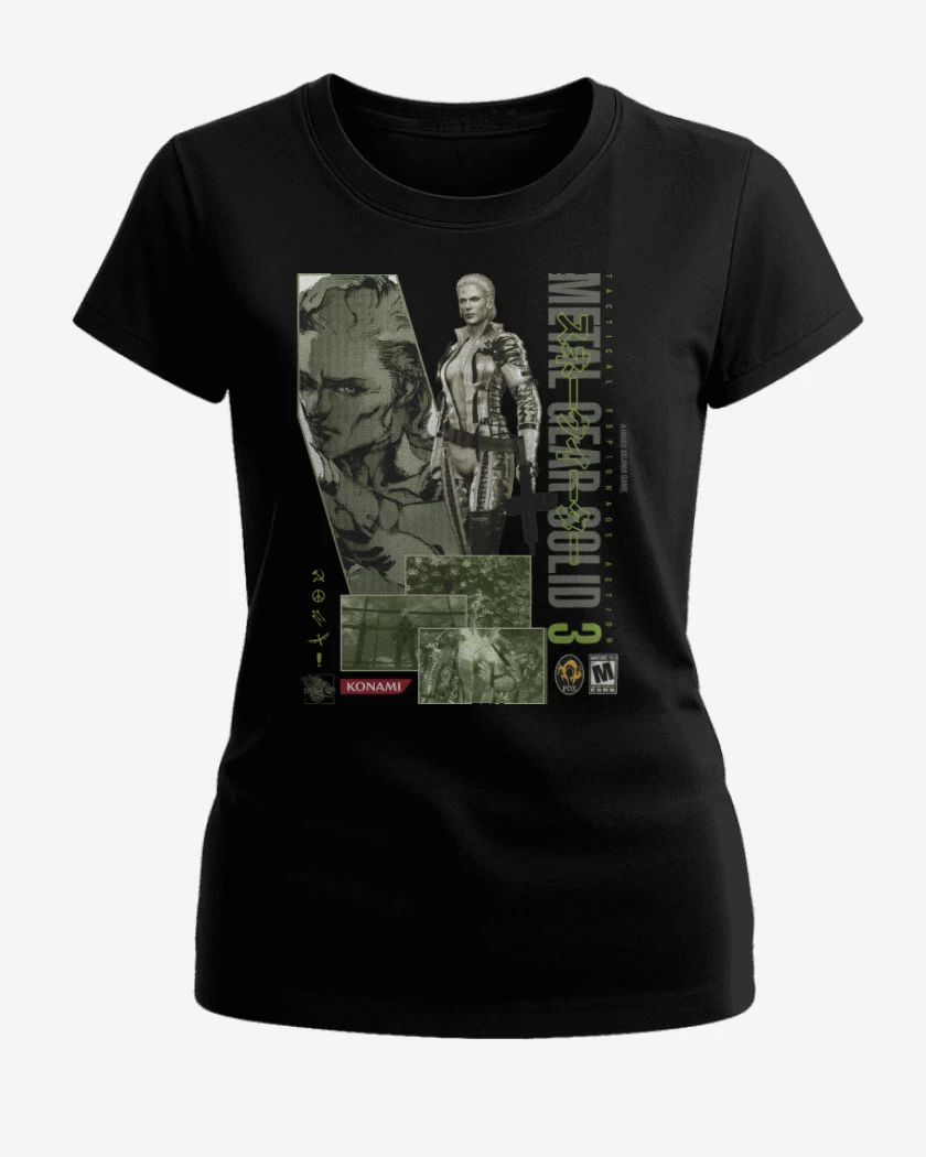 Polera de Mujer Negro de MGS3 The Boss