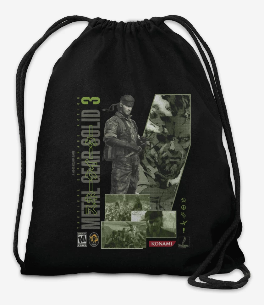 Mochila Negro de MGS3 Naked Snake