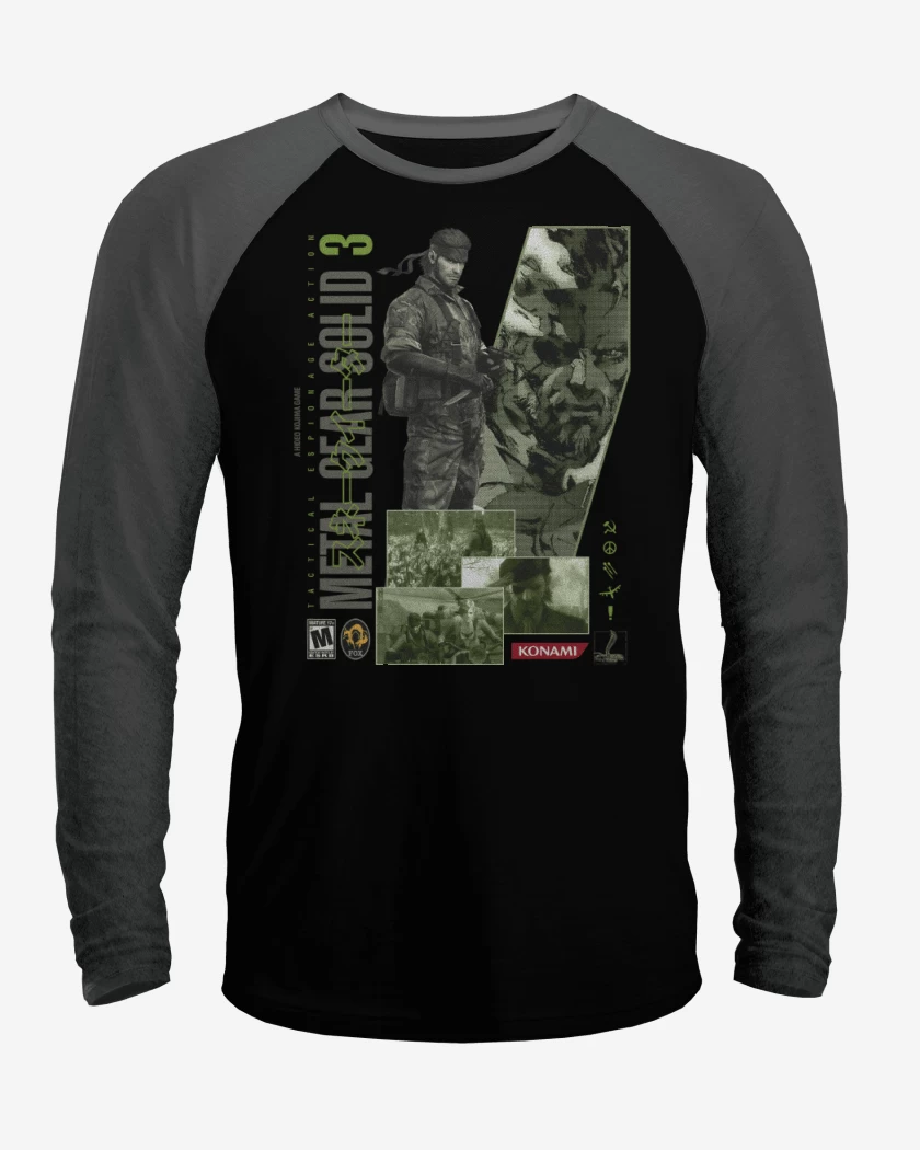 Polera Raglan MGS3 Naked Snake