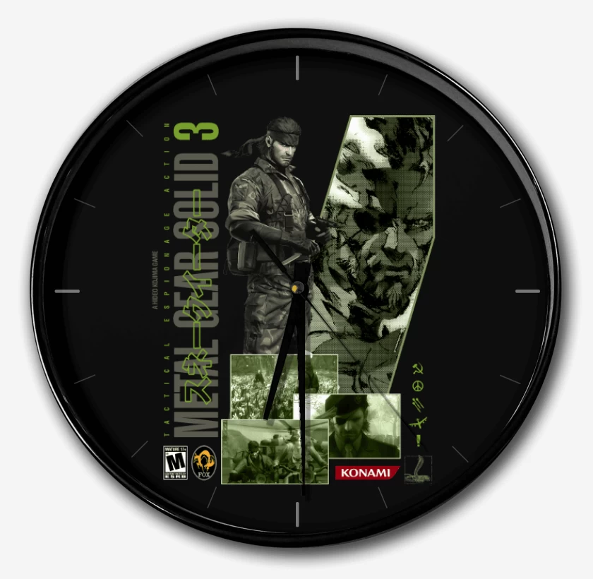 Reloj Negro de MGS3 Naked Snake