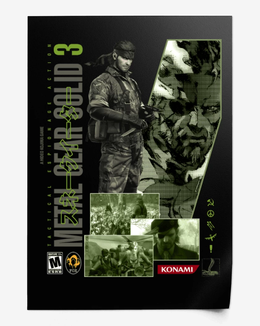 Print MGS3 Naked Snake