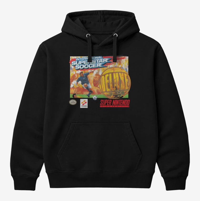 Polerón Canguro Negro de Deluxe