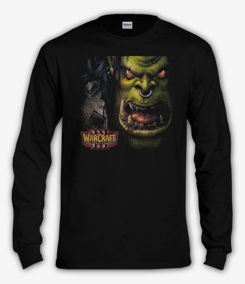 Polera manga larga Negro de Reign of chaos