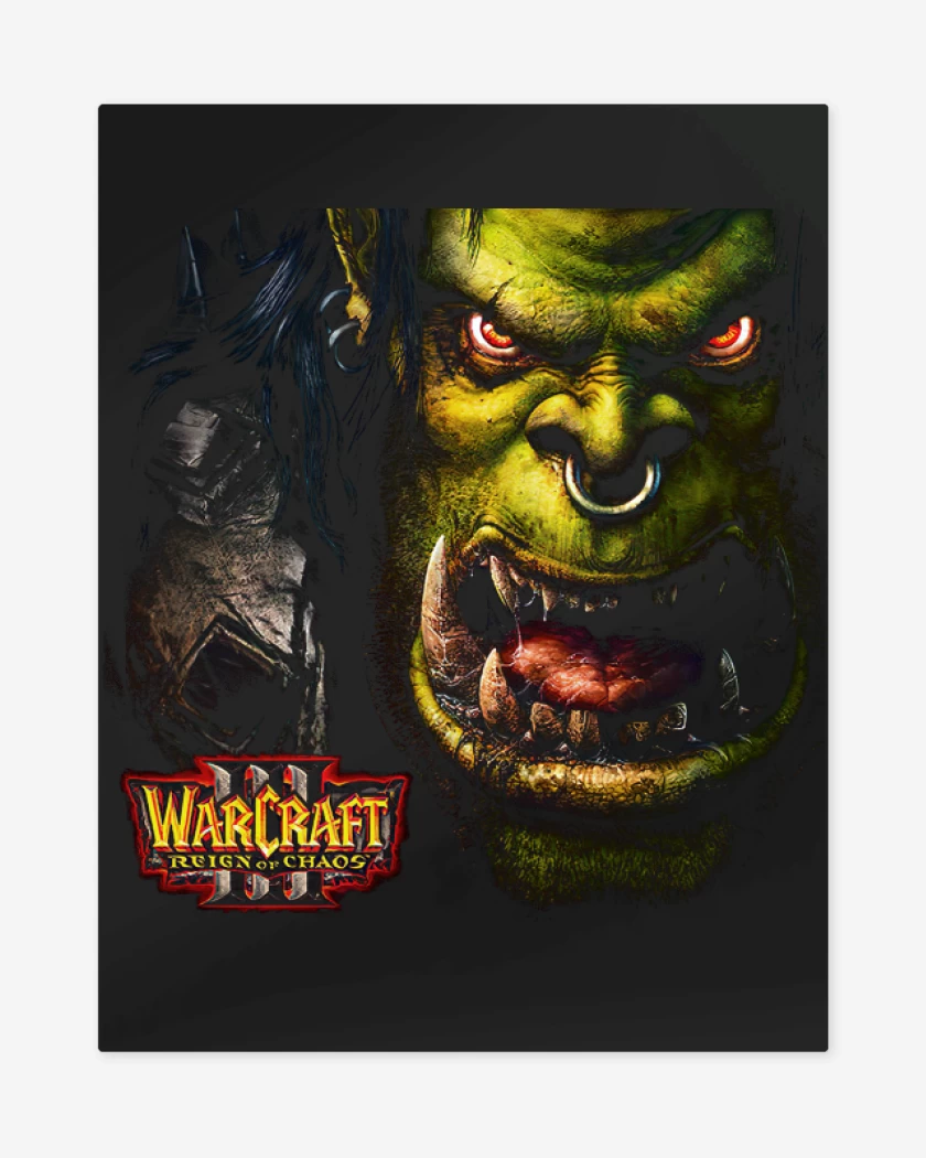 Print metalico Negro de Reign of chaos