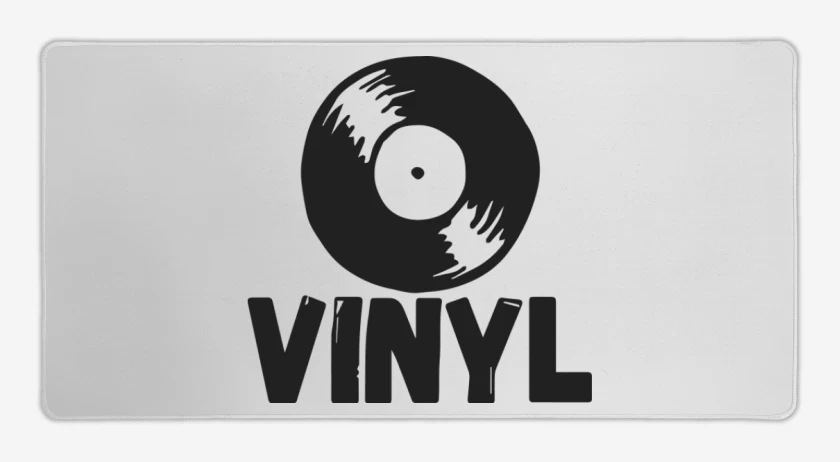 Mouse pad Gamer Blanco de Vinyl