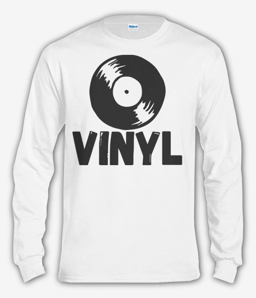 Polera manga larga Blanco de Vinyl