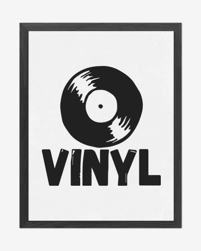 Cuadro decorativo Blanco de Vinyl