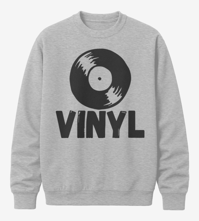Poleron polo Gris Melange de Vinyl